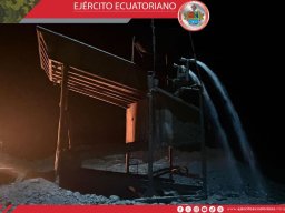 Ejército Ecuatoriano neutraliza actividades de minería ilegal en Gualaquiza
